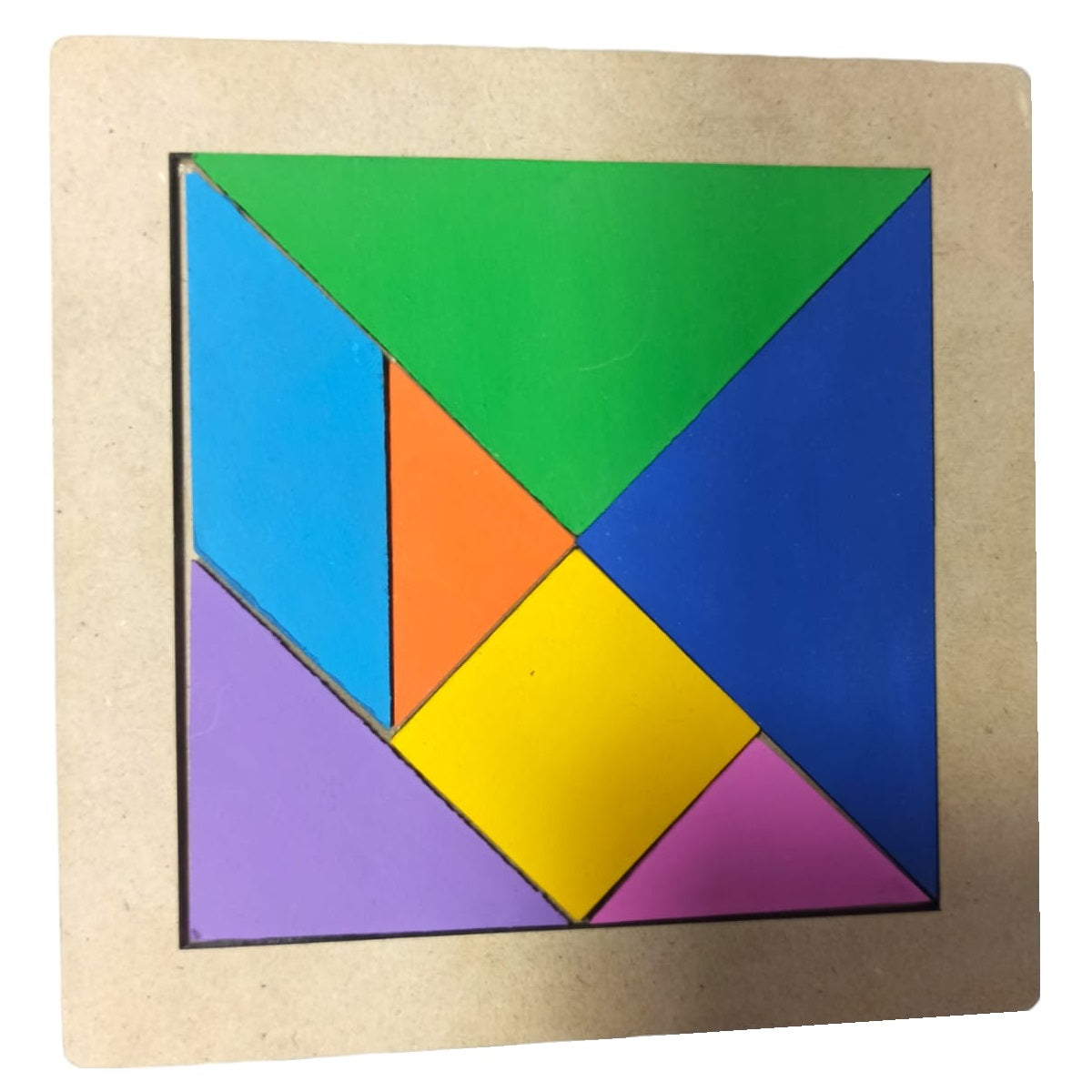 Juego Tangram Didactico de Madera