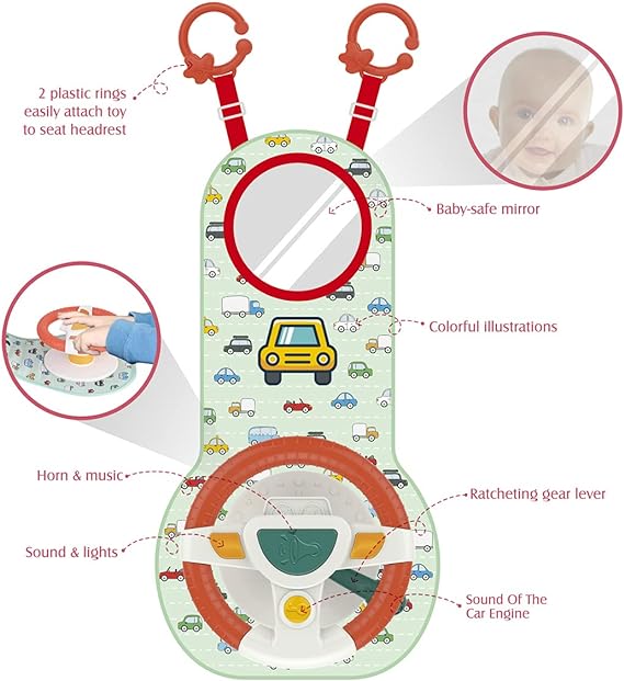 Juguetes Para Asiento De Coche Para Bebés